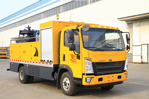熱再生瀝青混凝土設備車